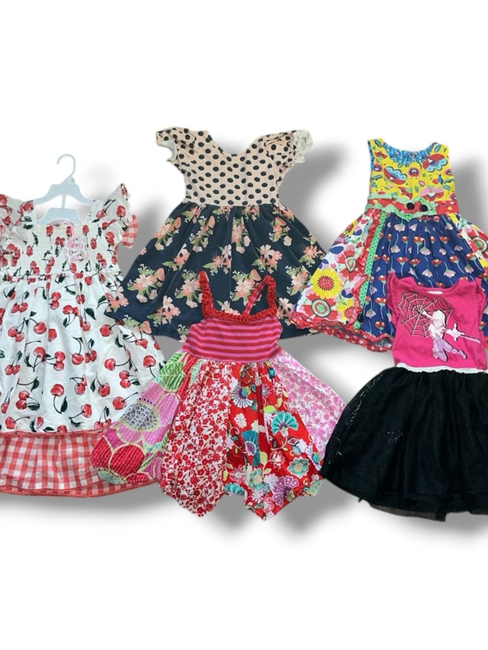 Size 4/4T Girls Boutique Dress Bundle - 6 Items